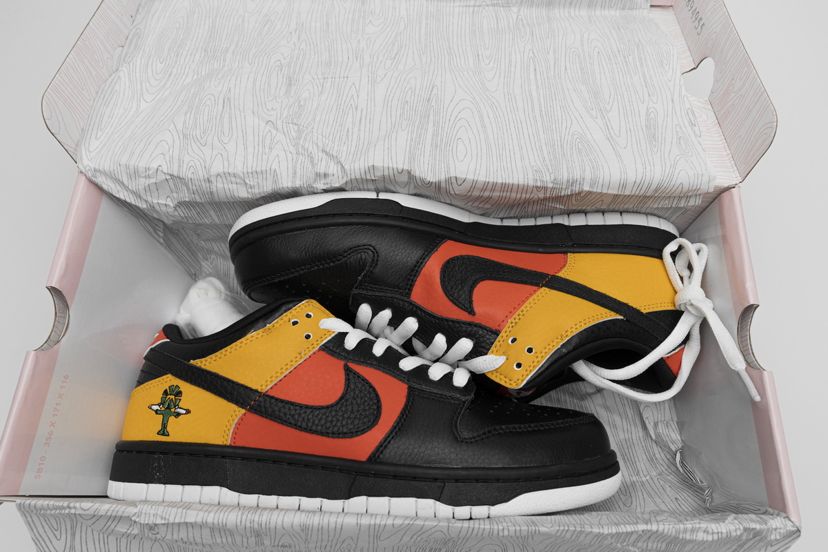 Nike Dunk SB Low Raygun Black Yellow Red White Shoes